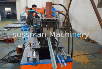 Chain driving system  Zed Z purling roller making machine 18 roller stations cold steel