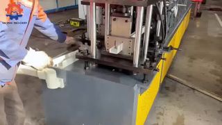 Machine 2 en 1 à piste J et canal V
