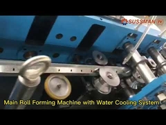 High Frequency Speed Cold Roll Forming Equipment 70mm Steel Octagon Pipe For Roller Shutter Door