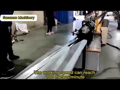 Machine de formage de rouleaux de cloisons sèches à grande vitesse de 100 mètres/minute Omega U Channel Wall Angle Light Keel