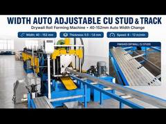 Petit pain réglable automatique de cloison sèche de voie de goujon de CU formant la machine