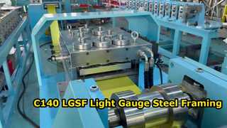 Machine de cadrage en acier de mesure légère C140 LGSF