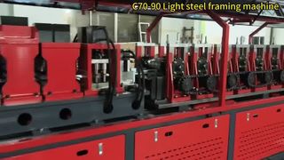Machine de charpente en acier de calibre léger C70-90