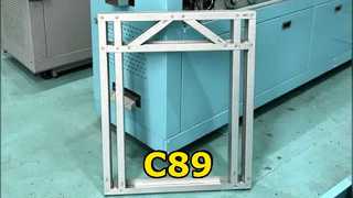 c89 machine à encadrement en acier léger