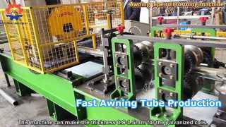 Petit pain de tube de tente formant la machine