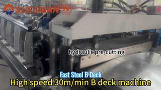 machine de formage de rouleaux de pont en acier B