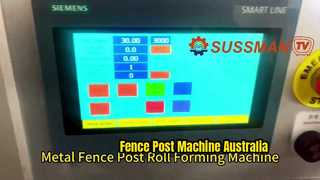 Présentez la machine de formage de rouleaux de canal C65mm pour poteau de clôture en Australie pour vous